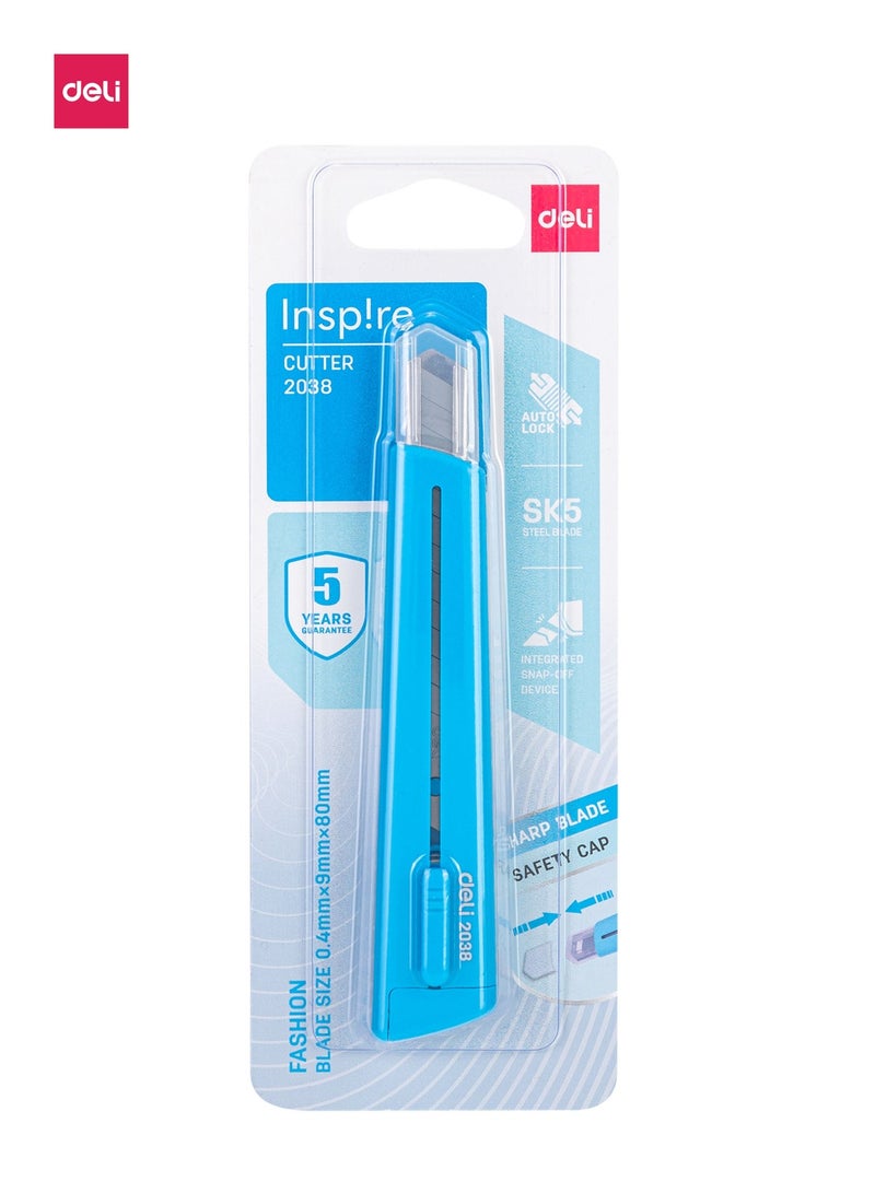 Deli INSPIRE E2038 Utility Knife Paper Cutter 9mm - Image 4